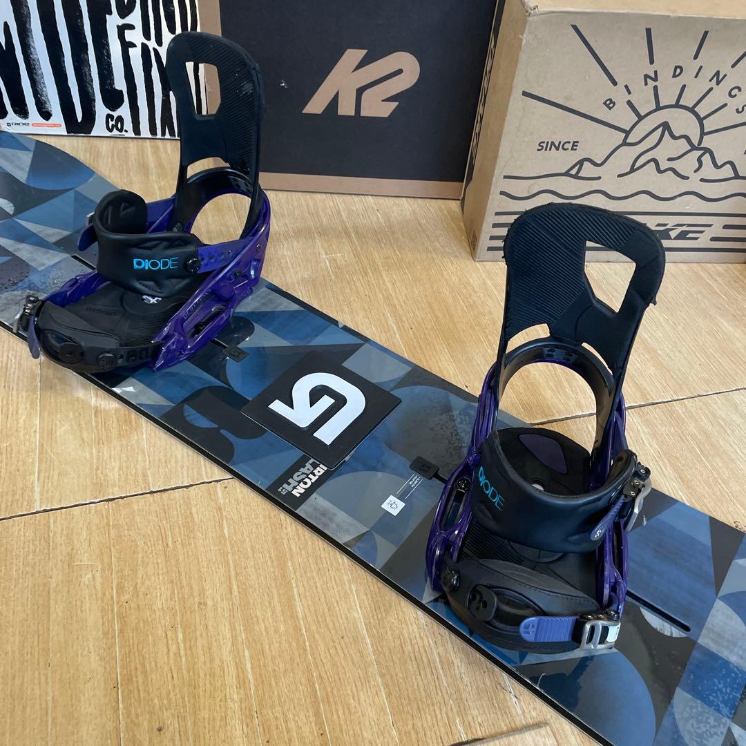 BURTON　クラッシュ　バートン　スノーボードセット　バインディング付