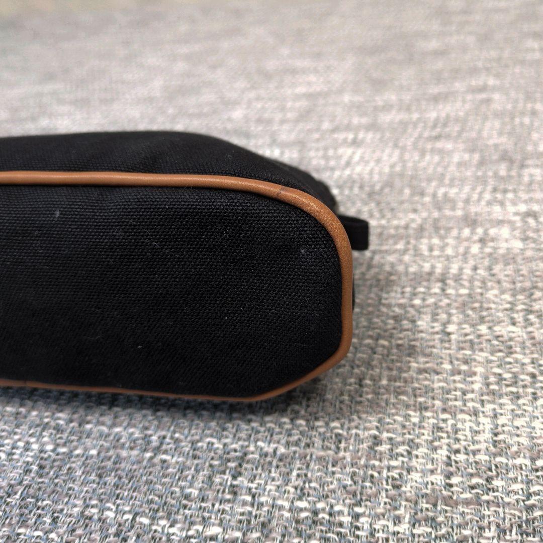 エルメス　近年モデル　ボリードポーチ20　Hロゴ　ブラック