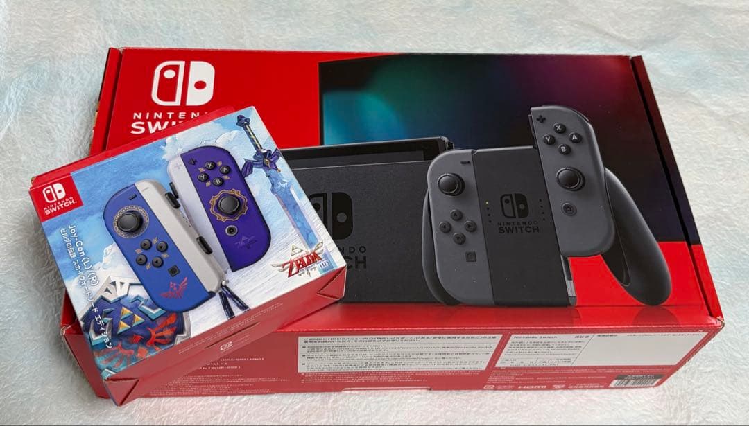 ゼルダのジョイコン付きと256GB Nintendo Switch本体