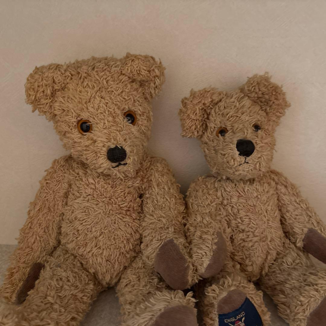 アンティークテディベア　ペア