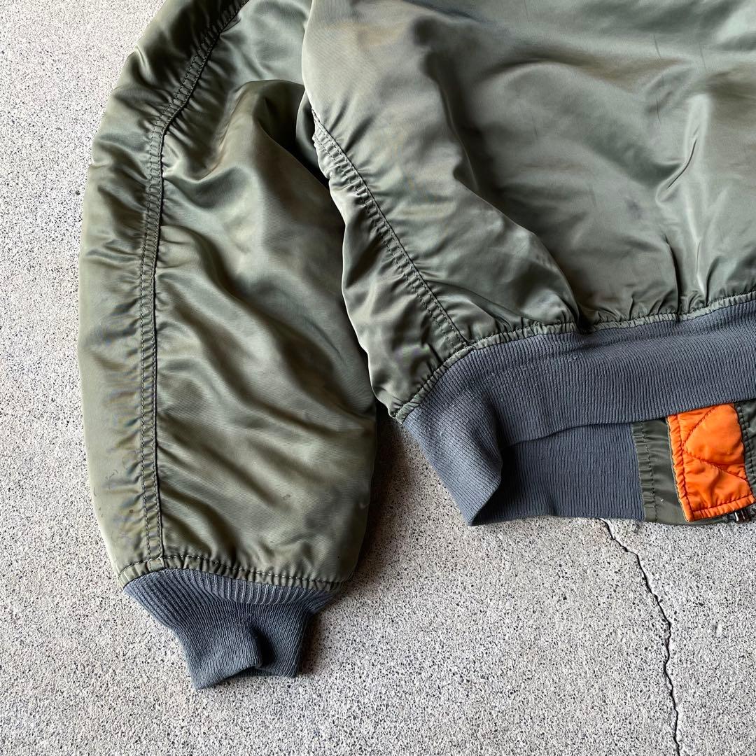 90s USA製 アルファ MA1 flight bomber jacket
