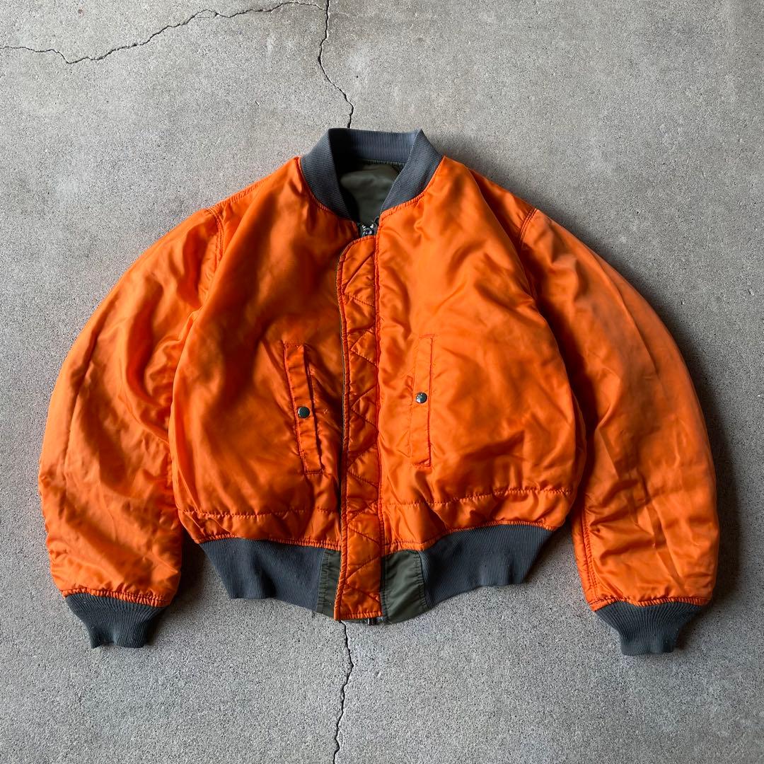 90s USA製 アルファ MA1 flight bomber jacket