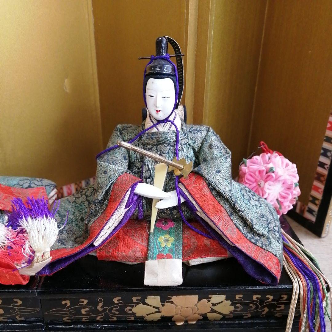 骨董　お雛様　小ぶり　ひな祭り　雛道具　明治時代　いろいろセット
