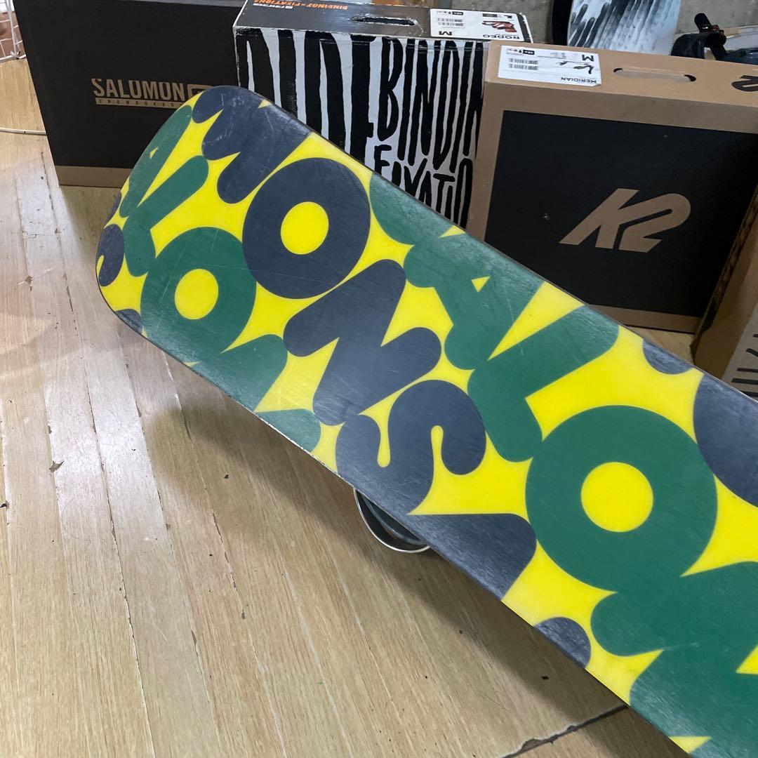 SALOMON×RIDE　サロモン　スノーボードセット　ライドバインディング付き
