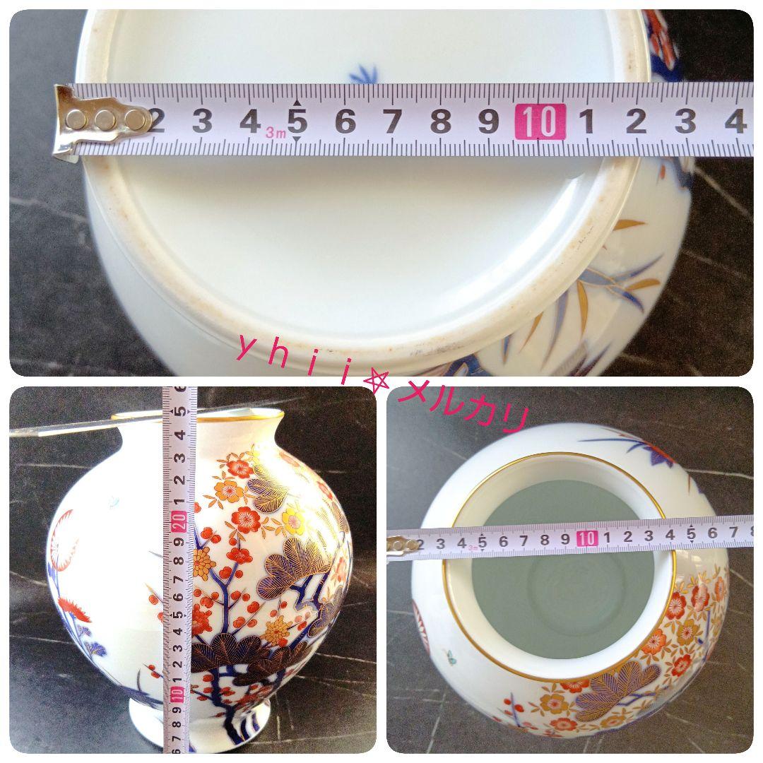 【稀少・レア】オールド香蘭社 高級 フラワーベース 花瓶 牡丹 菊 梅 松 桜