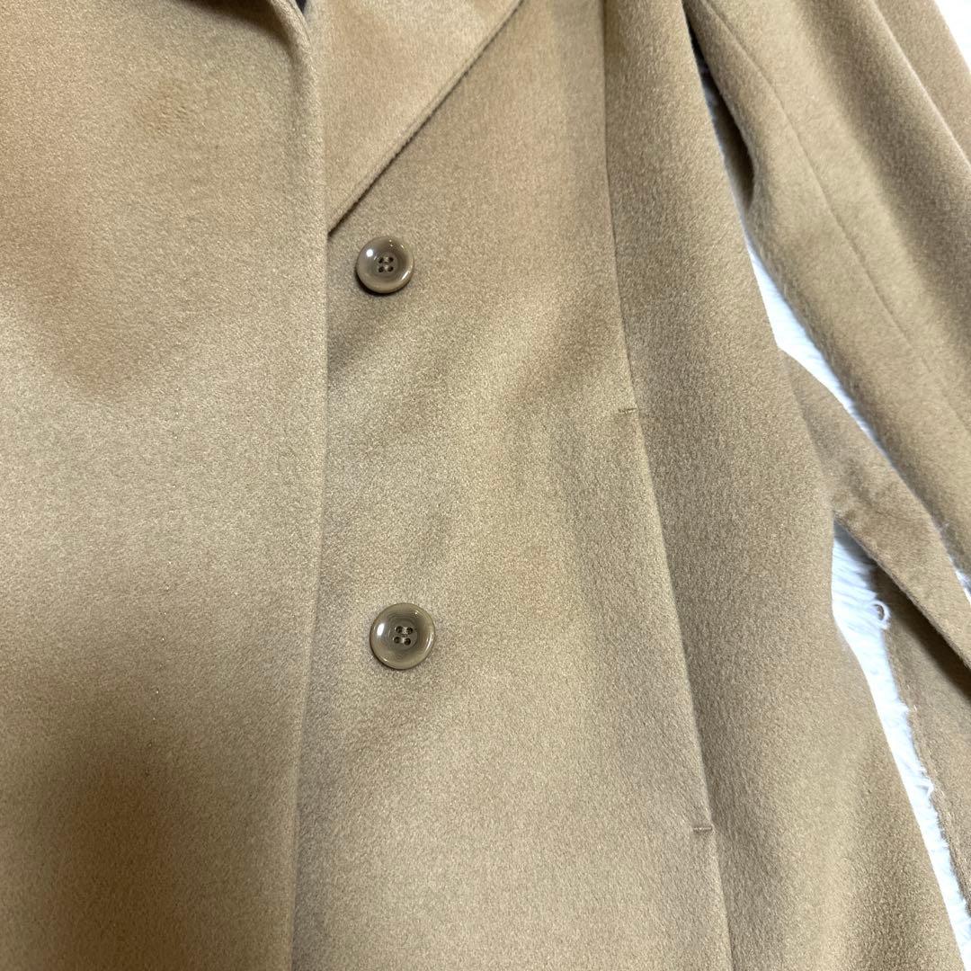 ANAYI アナイ　カシミヤ100% スタンドカラーコート　キャメル　サイズ36