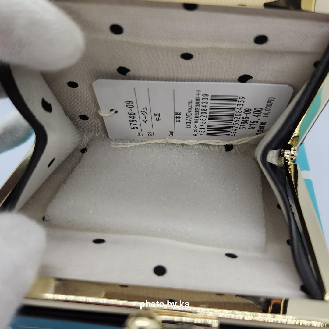 新品 未使用 ツモリチサト tsumorichisato がま口 折財布 ドット