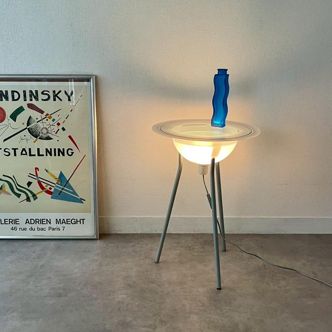 90's KARE カレ サイドテーブル 照明付き 間接照明 ポストモダン