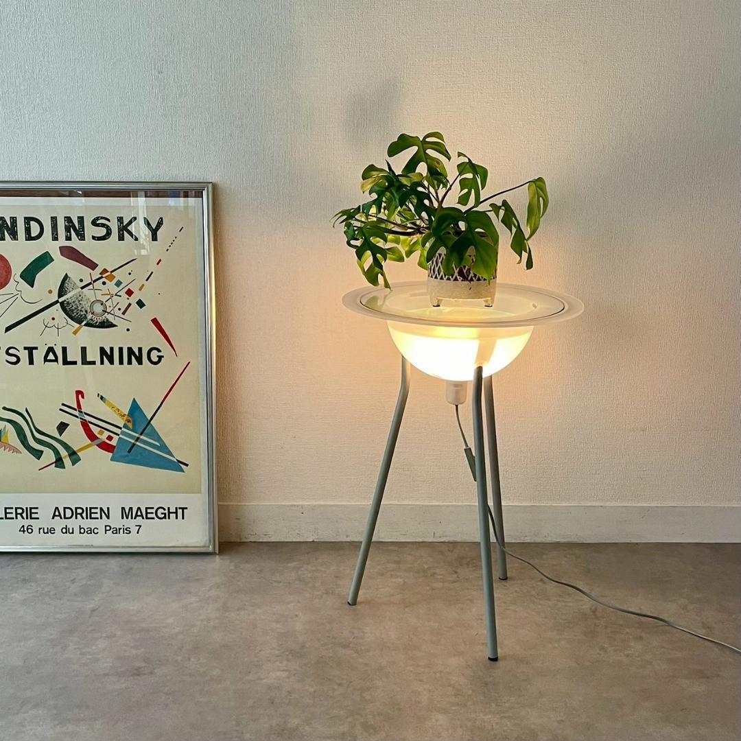 90's KARE カレ サイドテーブル 照明付き 間接照明 ポストモダン