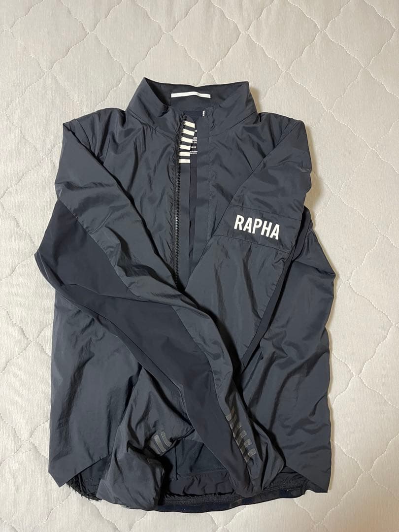 (美品)RaphaラファプロチームインサレーテッドジャケットLブラック