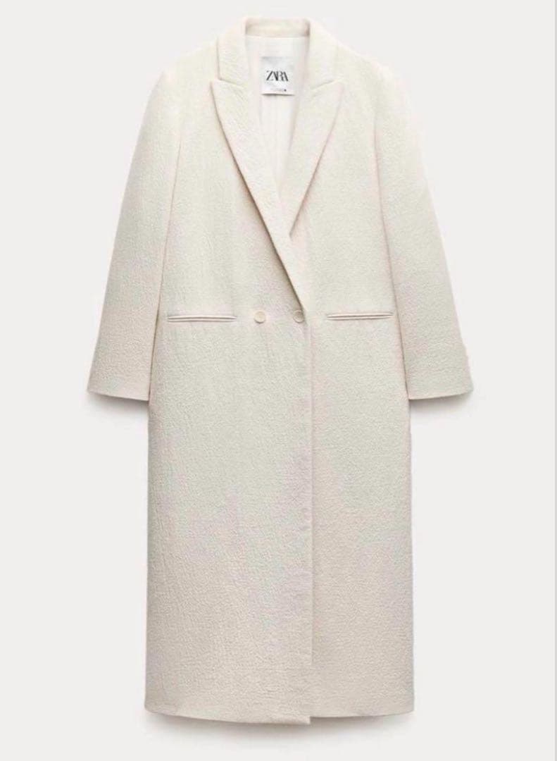 新品ZARA 定価22,990円 ウールブレンド ロングコートM ラスト1点♪