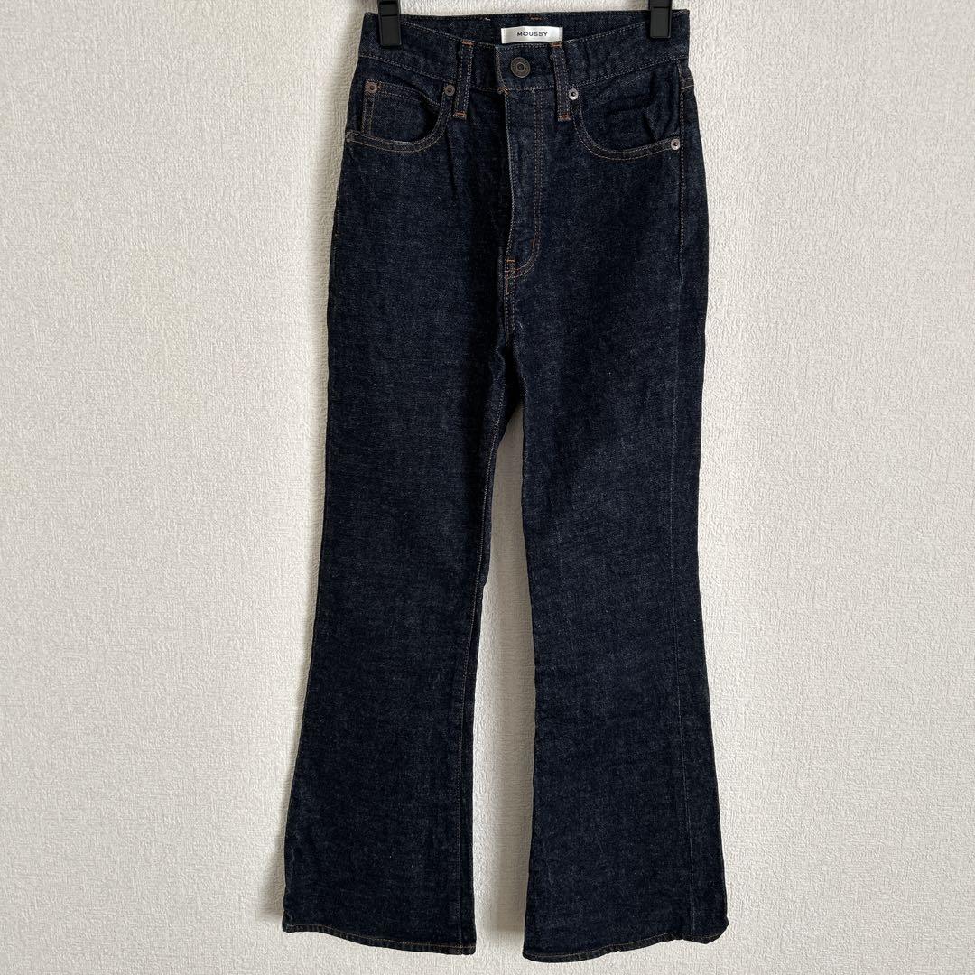 MOUSSY MVS FLARE フレアデニム 24インチ ワンウォッシュ