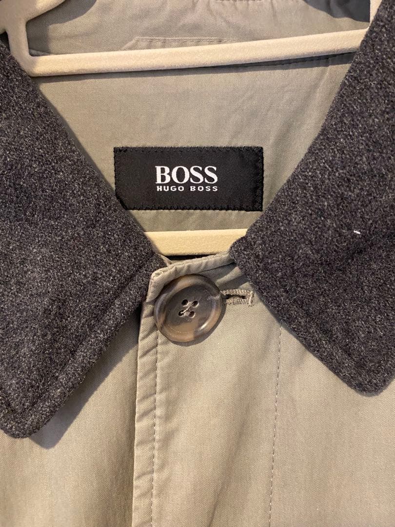 期間限定値下げ中！HUGO BOSS グレー トレンチコート