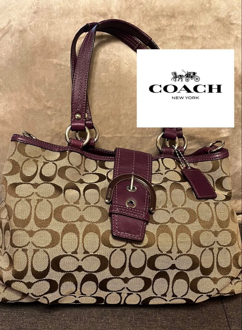 コーチ F17402 シグネチャー 2WAY トートバッグ