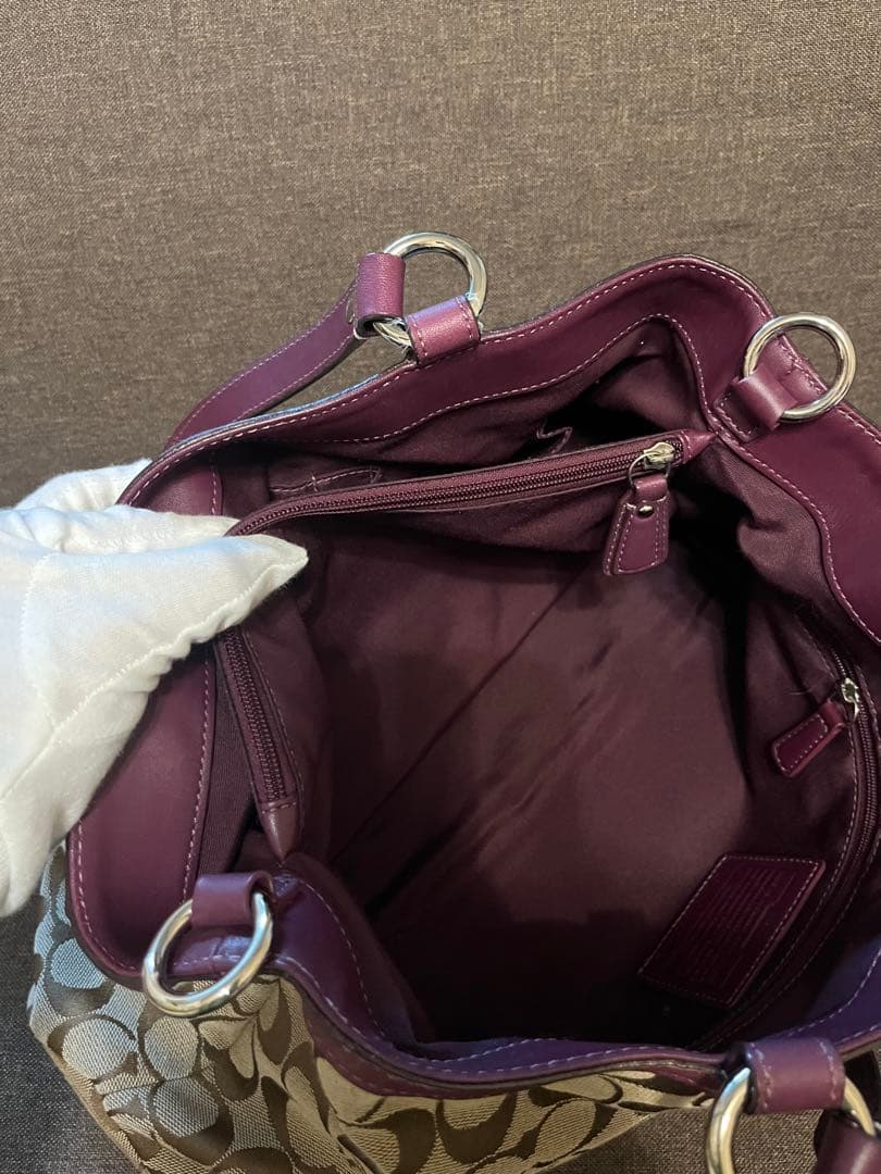 コーチ F17402 シグネチャー 2WAY トートバッグ