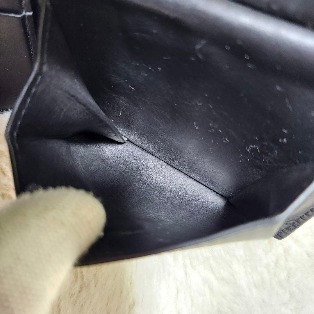 ✨極美品　付属品完備✨ボッテガ　二つ折り　カセット　小銭入れ　ブラック　RFID