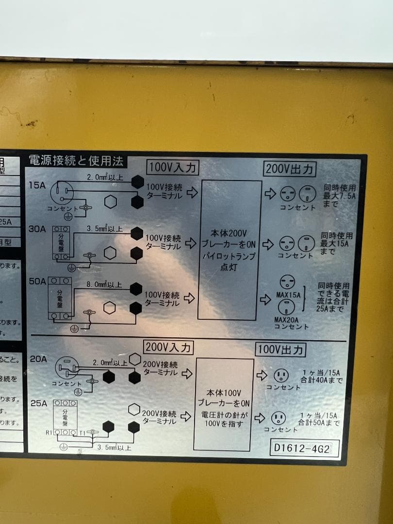 HATAYA ハタヤ HLV-05A トランス 5KVA 【中古品】81DD2