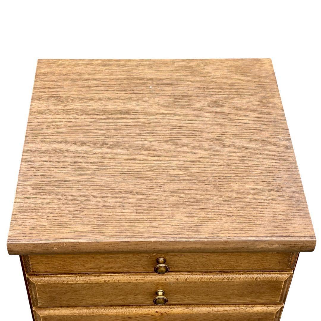 【アンティーク調】木製チェスト 6段 カントリー風 北欧ヴィンテージ