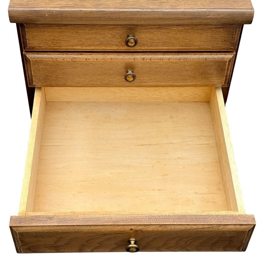 【アンティーク調】木製チェスト 6段 カントリー風 北欧ヴィンテージ