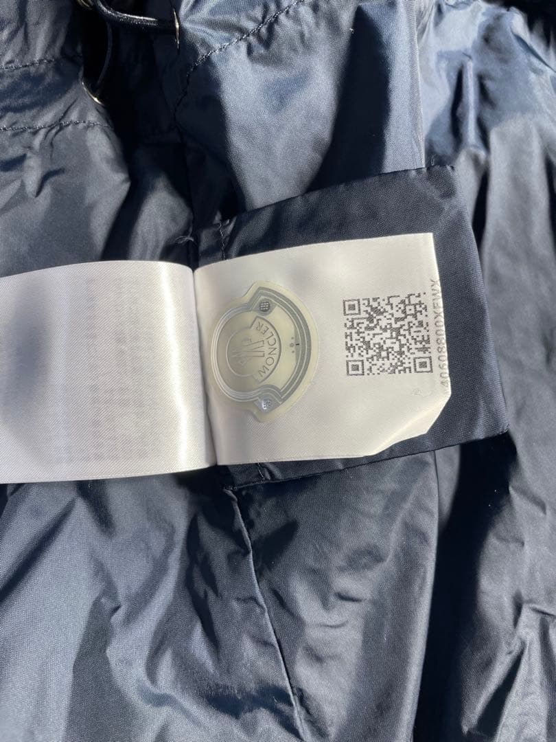 Moncler ネイビーフリルコート　キッズ12