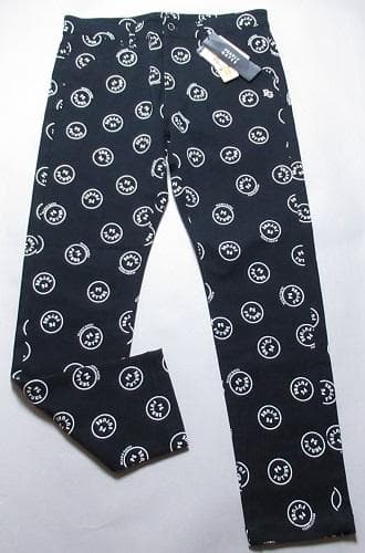 新品 パーリーゲイツ ゴルフ　ニコちゃん総柄パンツ/6(84-88)/ネイビー