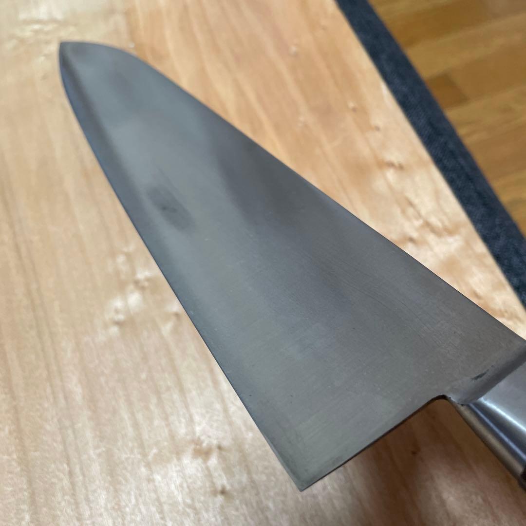 源　菊虎　日本鋼本鍛錬　牛刀　尺
