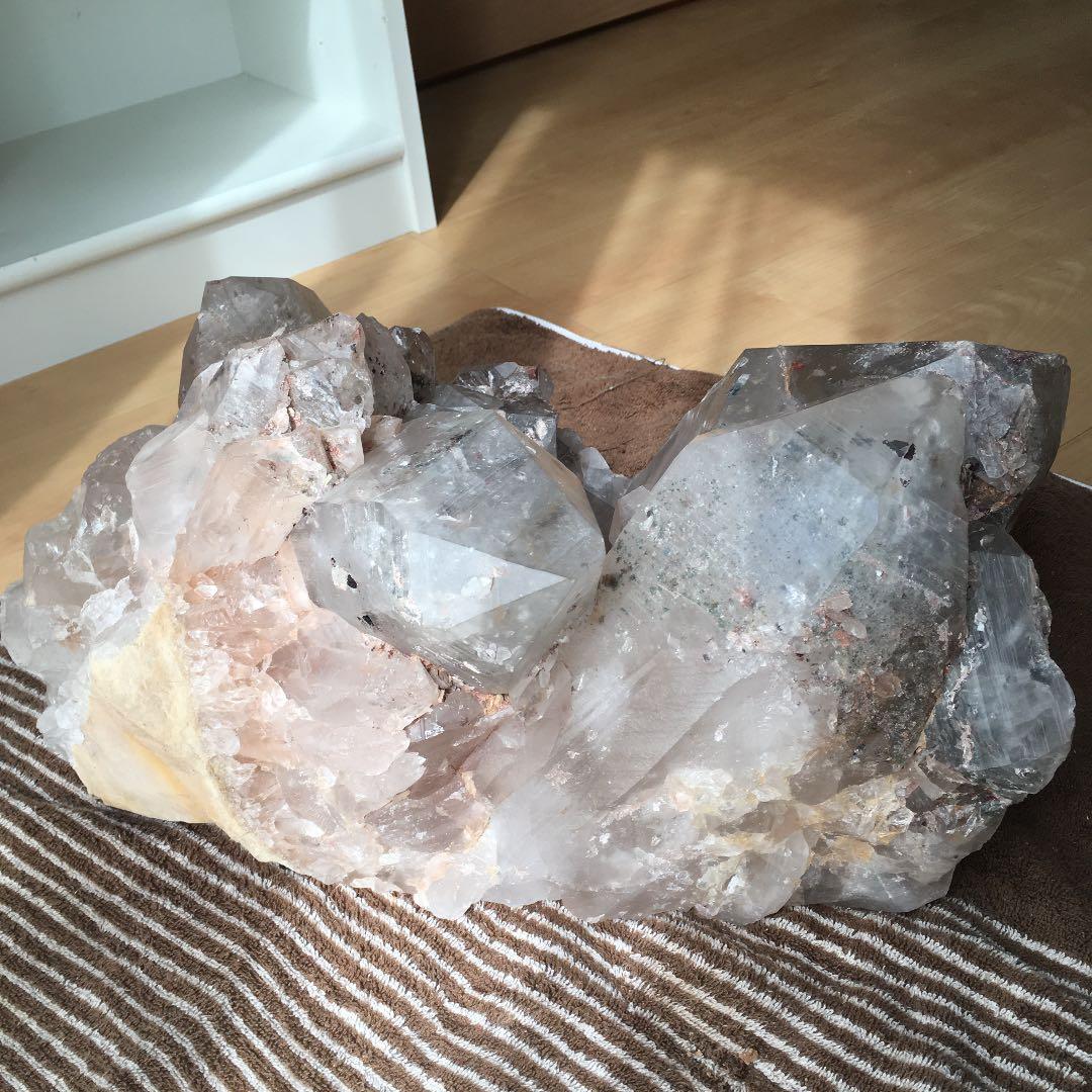 超巨大 水晶クラスター 取りに来てくださる方限定