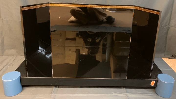 会津塗　No.2006 御飾り台　屏風セット　雛人形　飾り台