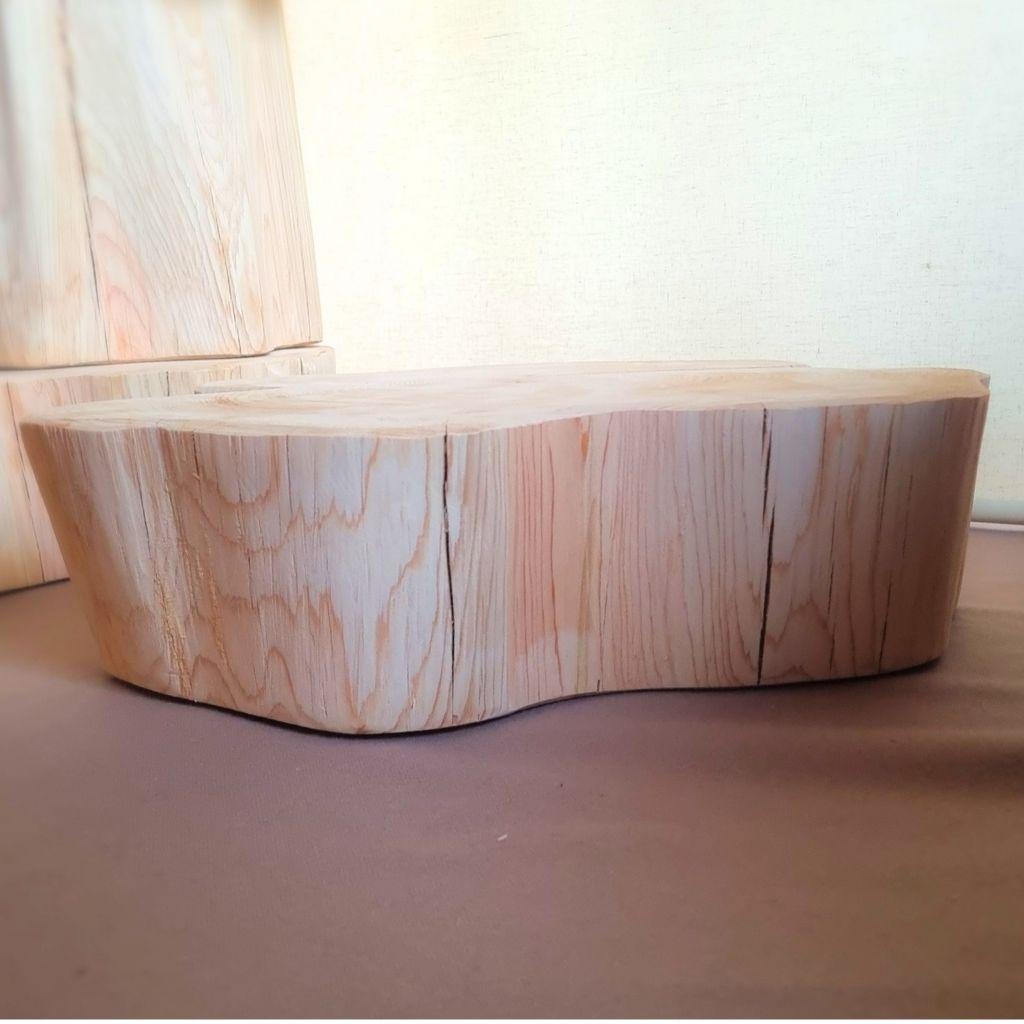 超特大 ひのき 天然アロマ 切株テーブル・無垢無塗装・オーガニック