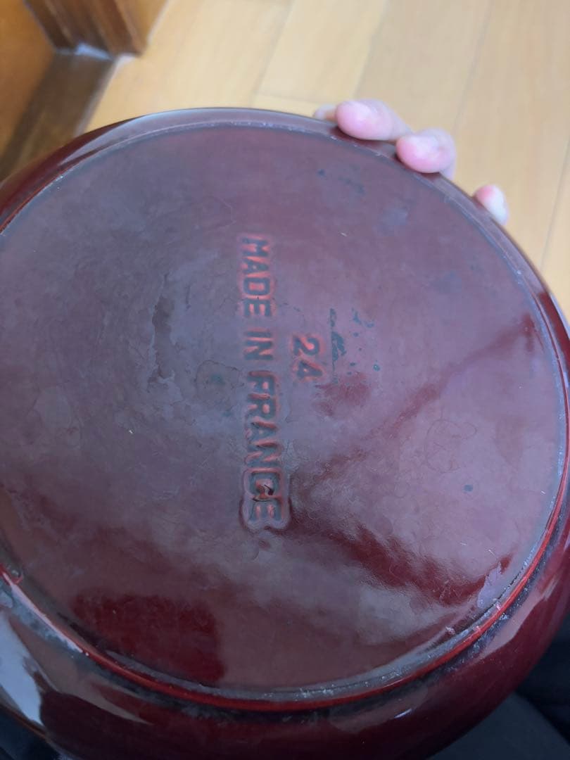 ストウブ　ニダベイユ　ソテーパン　24 グレナディンレッド　廃盤品　グリルパン