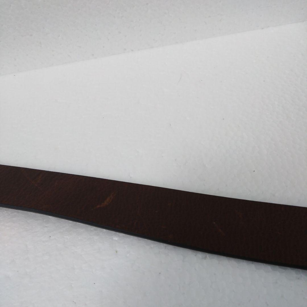 ドクターマーチン ブラウンレザーベルト ゴールドバックル