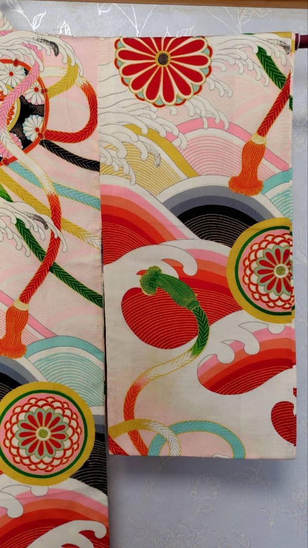 RK408アンティーク子供着物着丈94センチ裄丈40センチ正絹美品