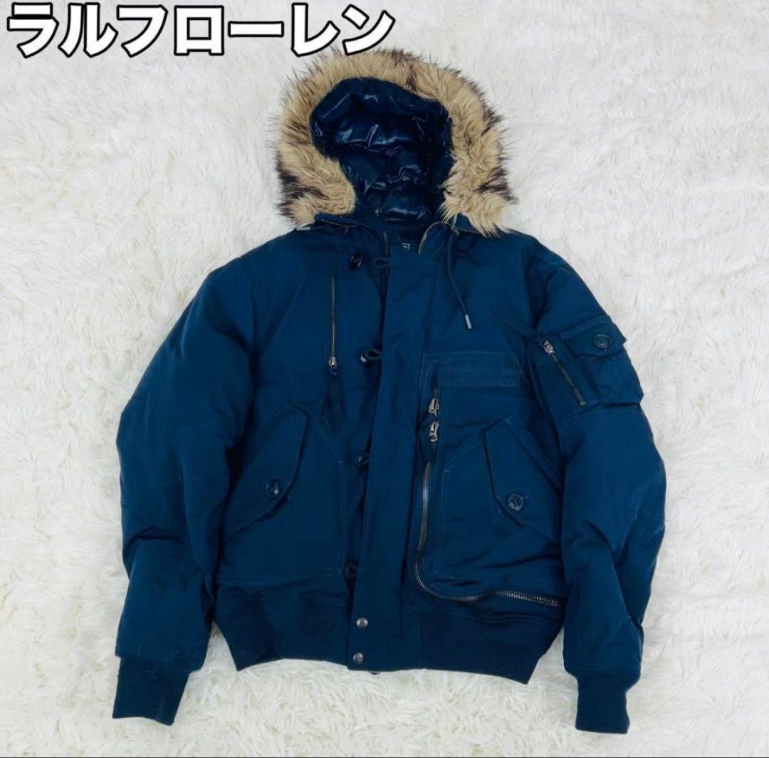 ラルフローレン N2B ダウンジャケット フライトジャケット タロンジップ S