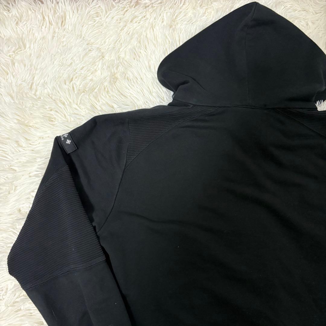 TATRAS タトラス　ブラック　フード付きジップアップパーカー　サイズ03