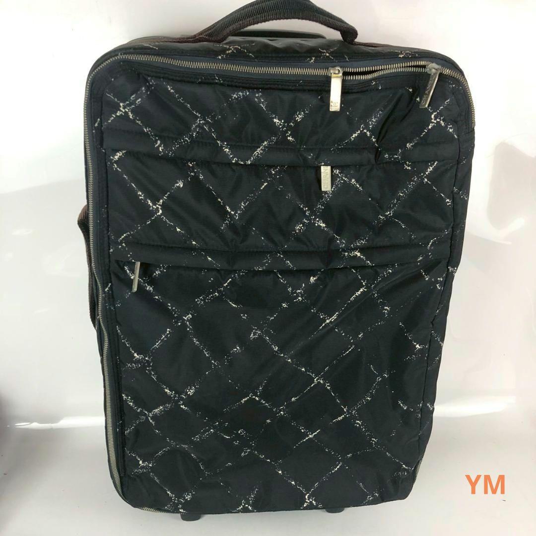 CHANEL シャネル トラベルライン キャリーケース キルティング ブラック