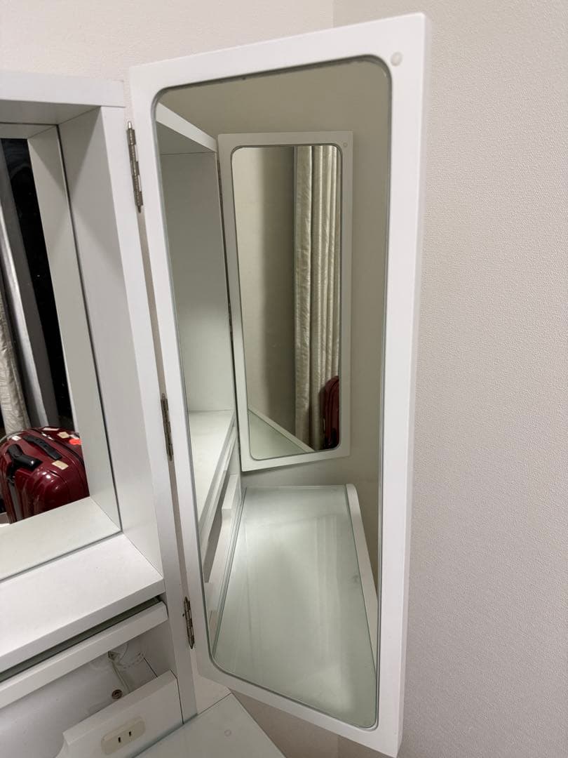 三面鏡ドレッサー　ニトリ　ホワイト