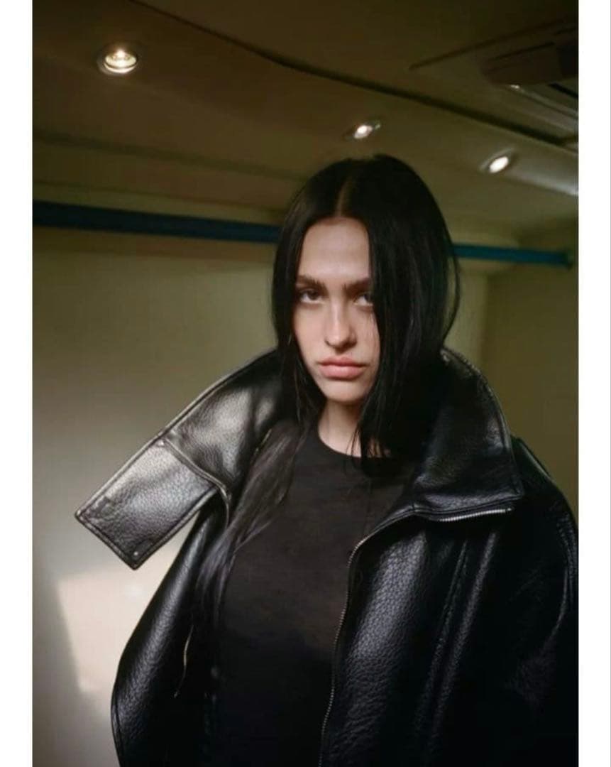 ZARA フェイクレザージャケット M 完売品