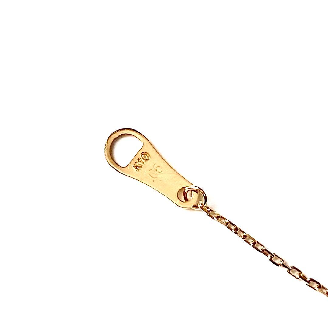 agete K10 ダイヤモンドブレスレット アガット 美品