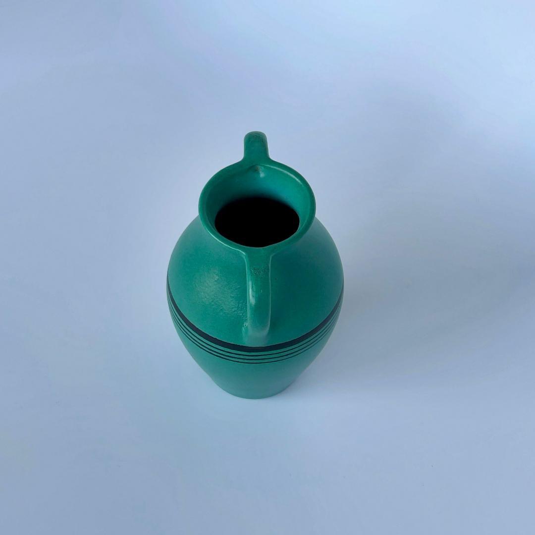 フラワーベース　アールデコ　オランダ陶器　花瓶　ゴーダ　アールヌーボー