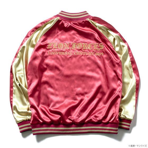 STRICT-G『機動戦士ガンダム』スカジャン シャア専用ザクII JAPAN柄