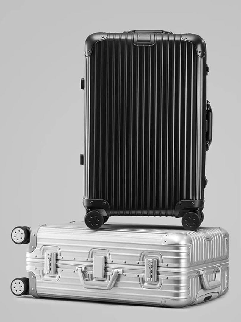 スーツケース キャリーケース オールアルミ合金 Mサイズ 65L TSAロック