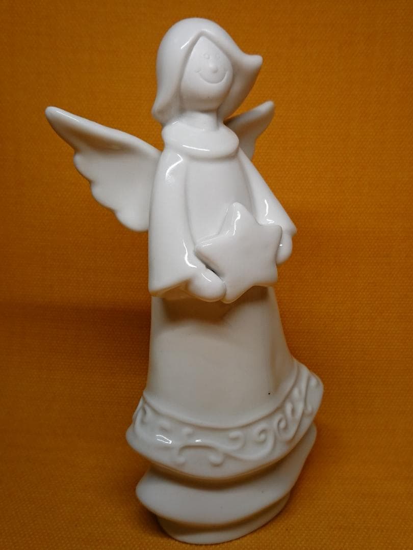 【美品】天使　エンジェル　陶器　置物　インテリア　工芸品　美術品　A1279