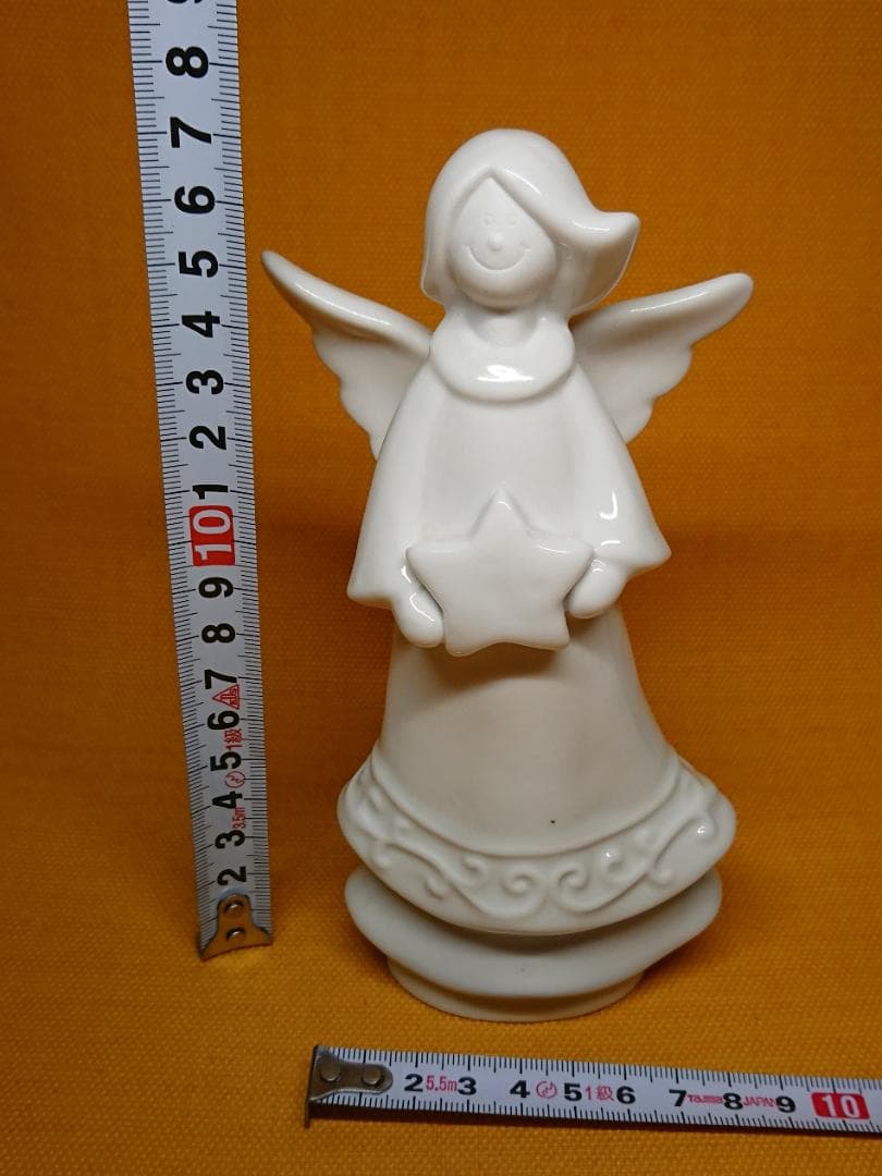 【美品】天使　エンジェル　陶器　置物　インテリア　工芸品　美術品　A1279