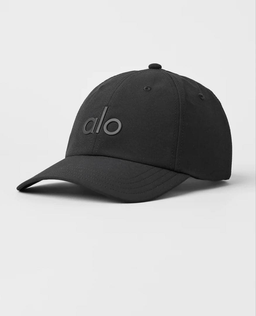 alo ブラックキャップPerformance Off-Duty Cap