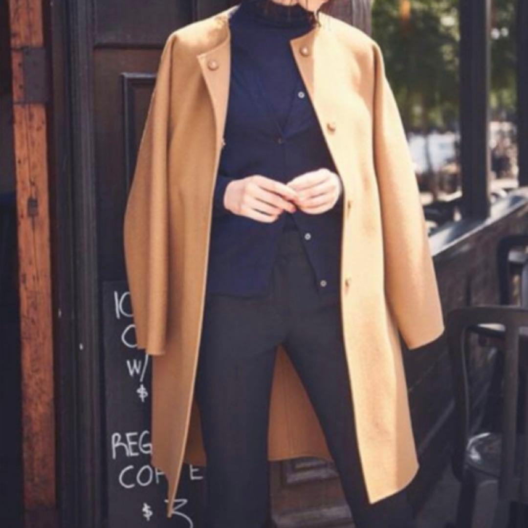 未使用品タグ付き✨セオリー ウールカシミヤ ダブルフェイスコート S キャメル