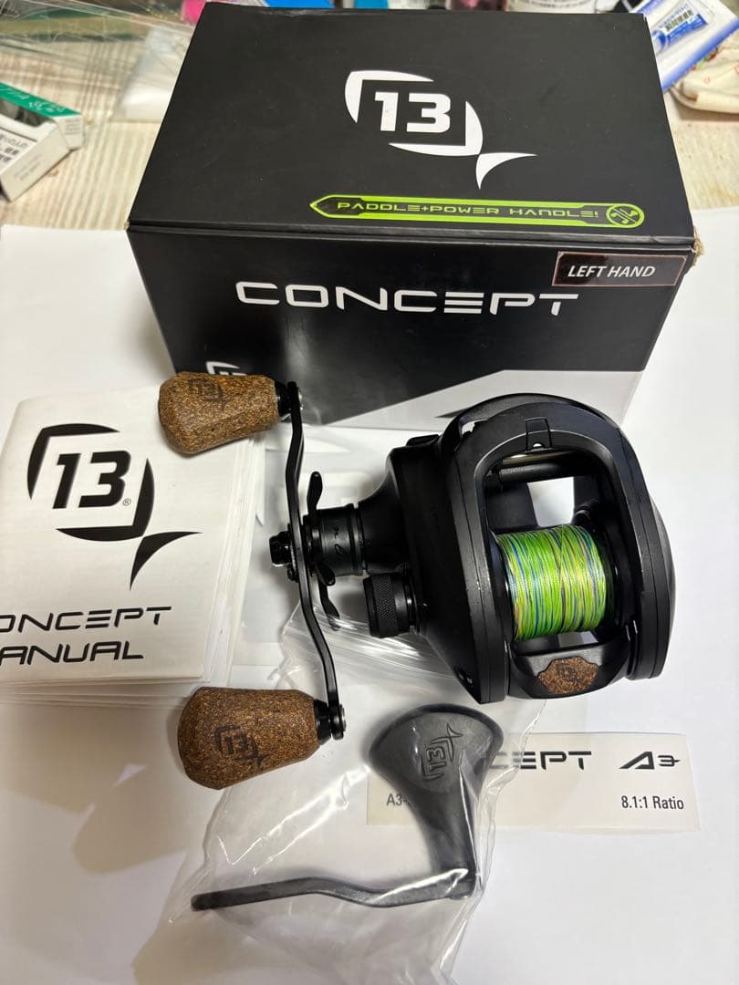 【13Fishing Concept A3 】ベイトリール(左巻き)