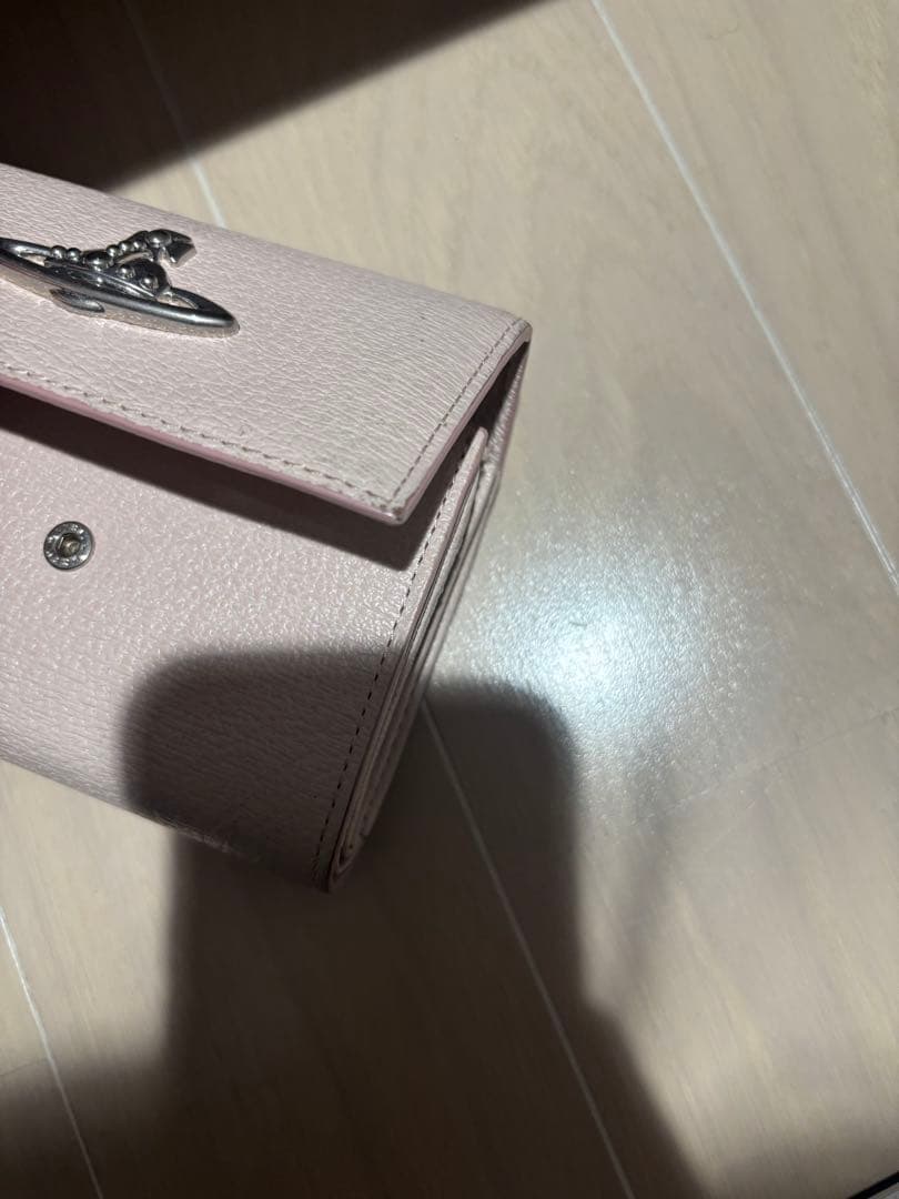 Vivienne Westwood 三つ折り財布 ピンク ファスナー