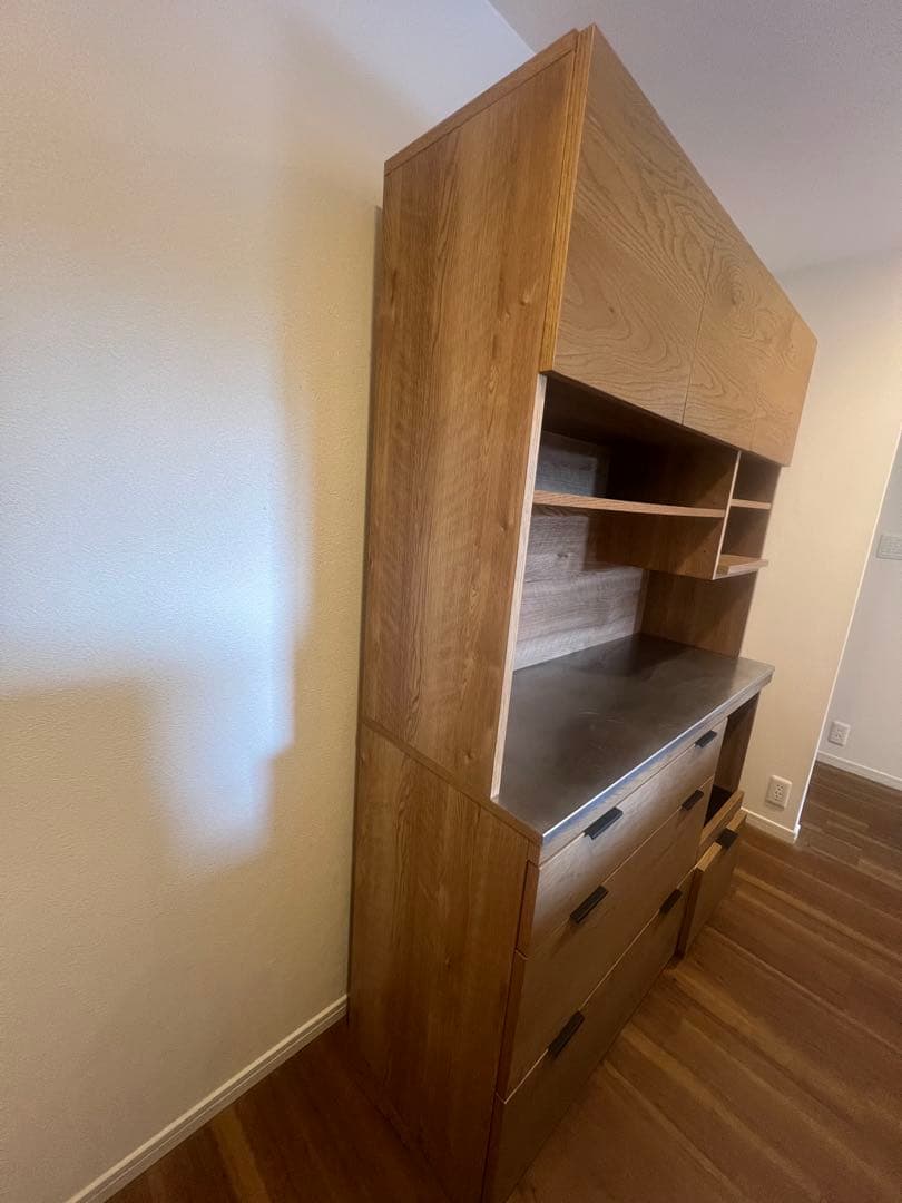 お値下げ【送料込み】unico ADDAY アディ キッチンボード 食器棚