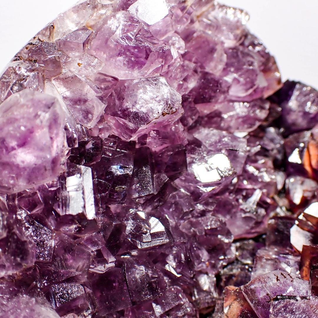 天然石 アメジストドーム 笑口 2 鉱物標本 原石 紫水晶 結晶 パワーストーン