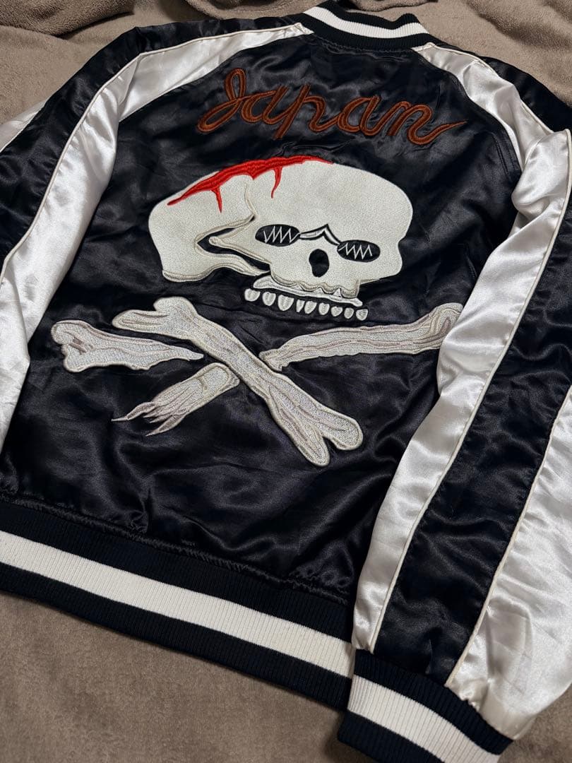 OBORO スカル 日本限定 スカジャン unisex サテン vintage